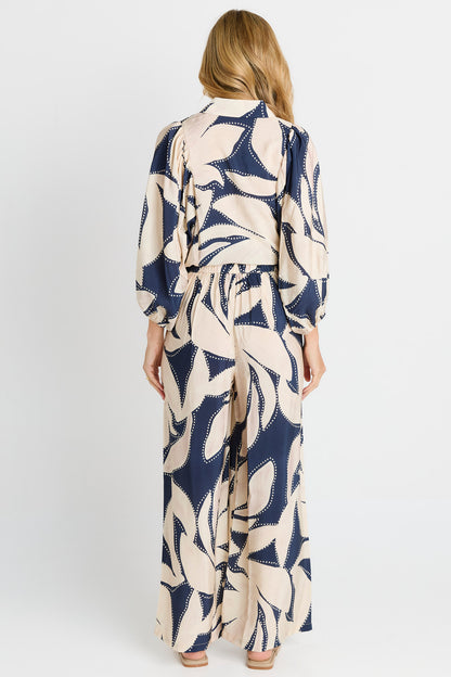 Zander Pants - Navy Floral Pant