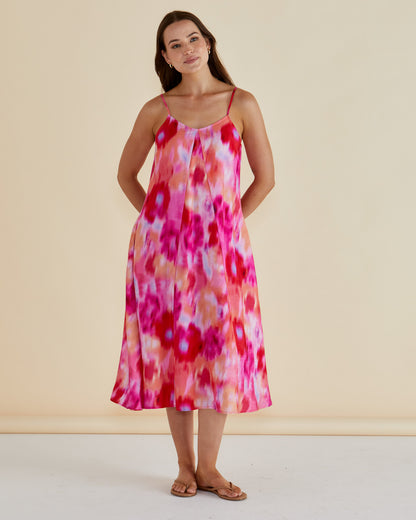 Harriet Dress - Floral Abstract