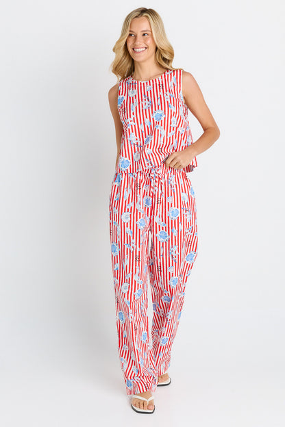 Amalfi Tank - Amalfi Print