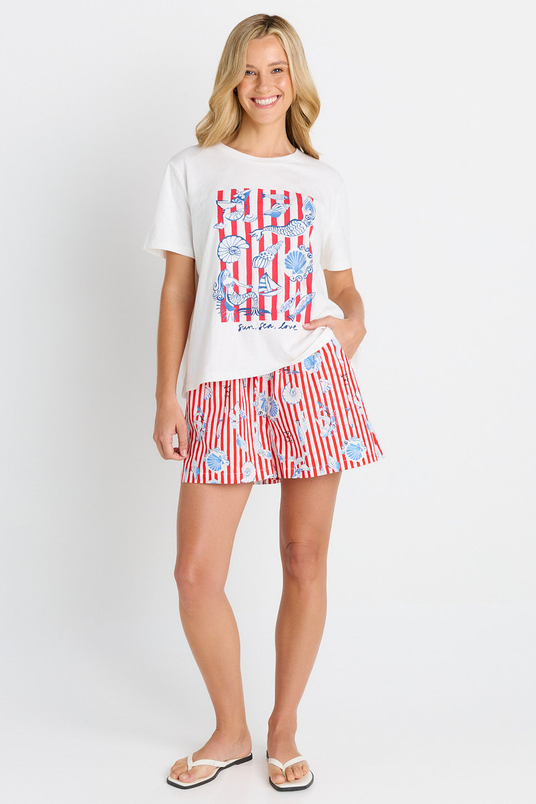 Amalfi Shorts - Amalfi Print