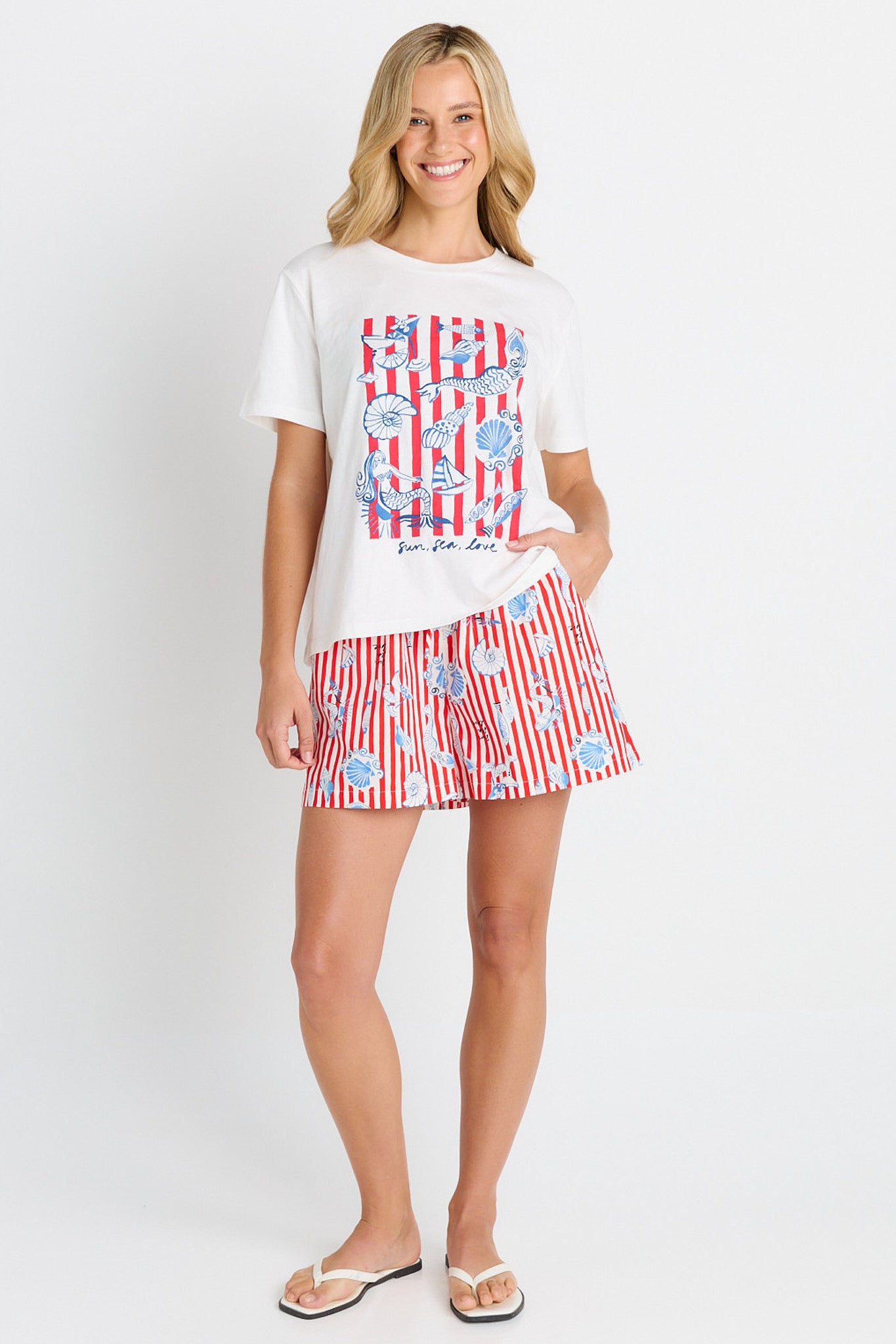 Amalfi Shorts - Amalfi Print