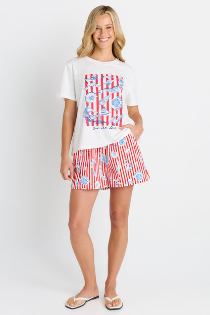 Amalfi Shorts - Amalfi Print