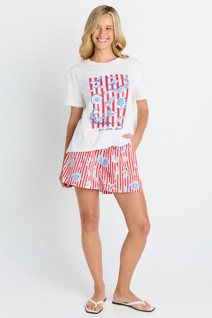Amalfi Shorts - Amalfi Print