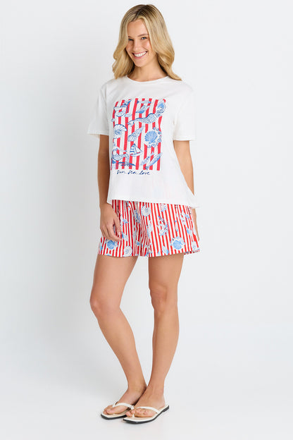 Amalfi Shorts - Amalfi Print