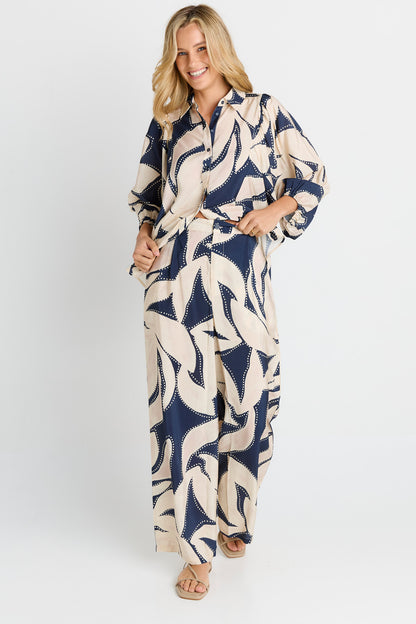 Nova Shirt - Blue Floral