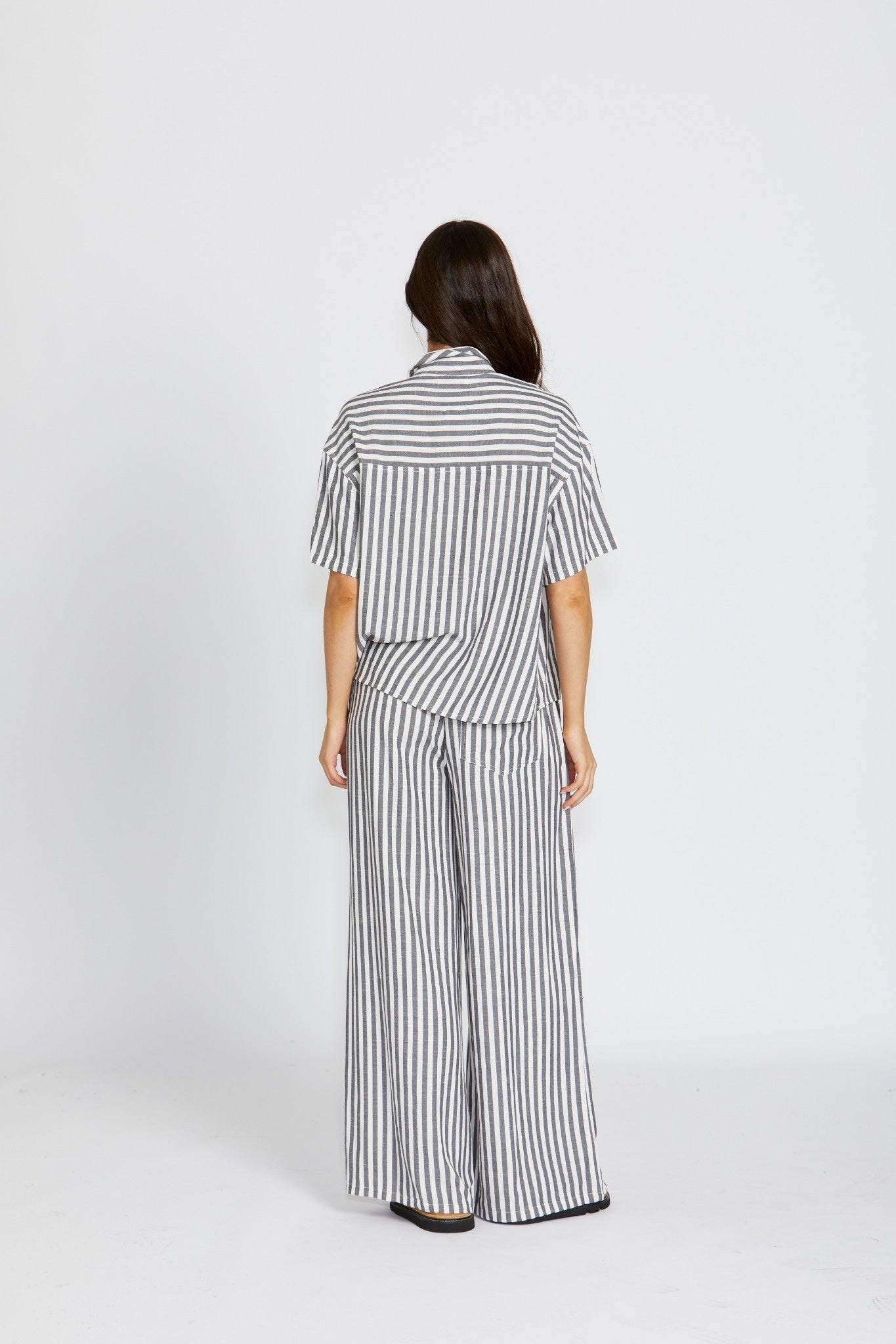 Clementine Pants - Black Stripe