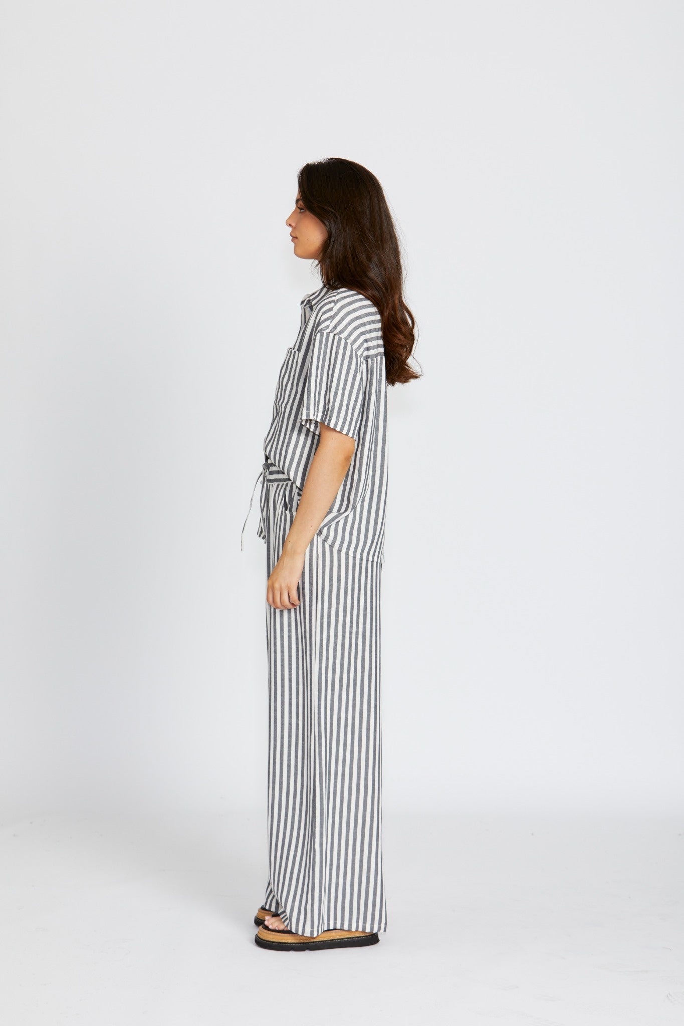 Clementine Shirt - Black Stripe
