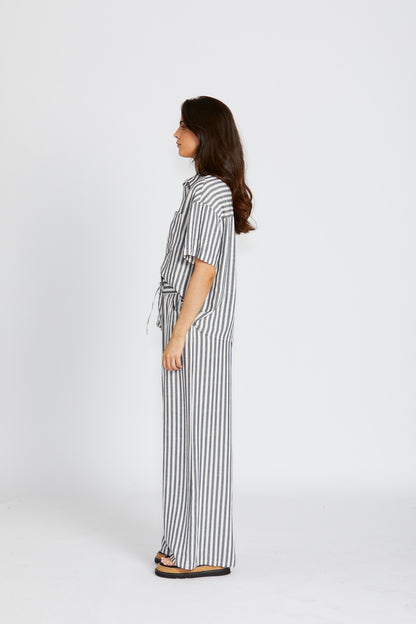 Clementine Shirt - Black Stripe