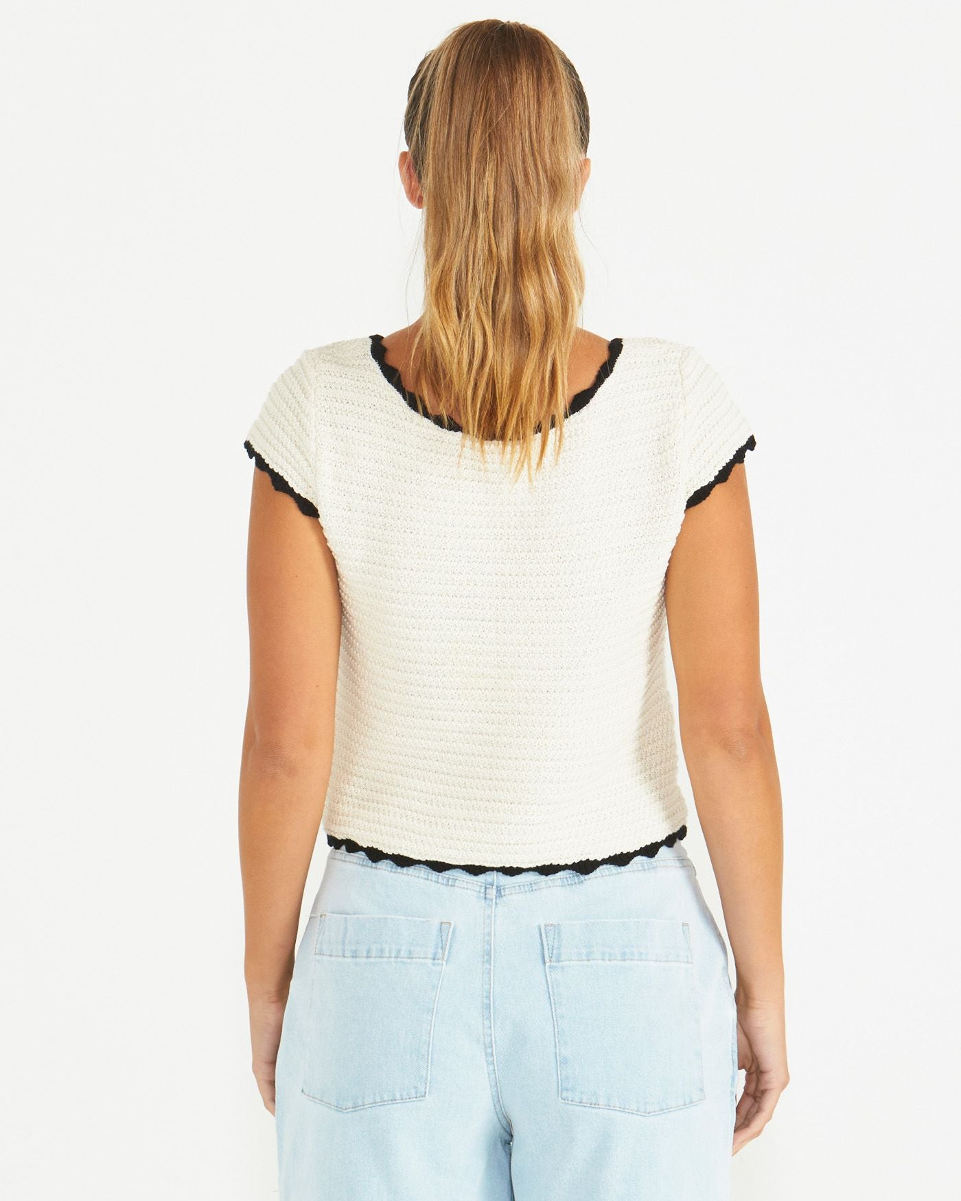 Coco Crochet Top - Cream