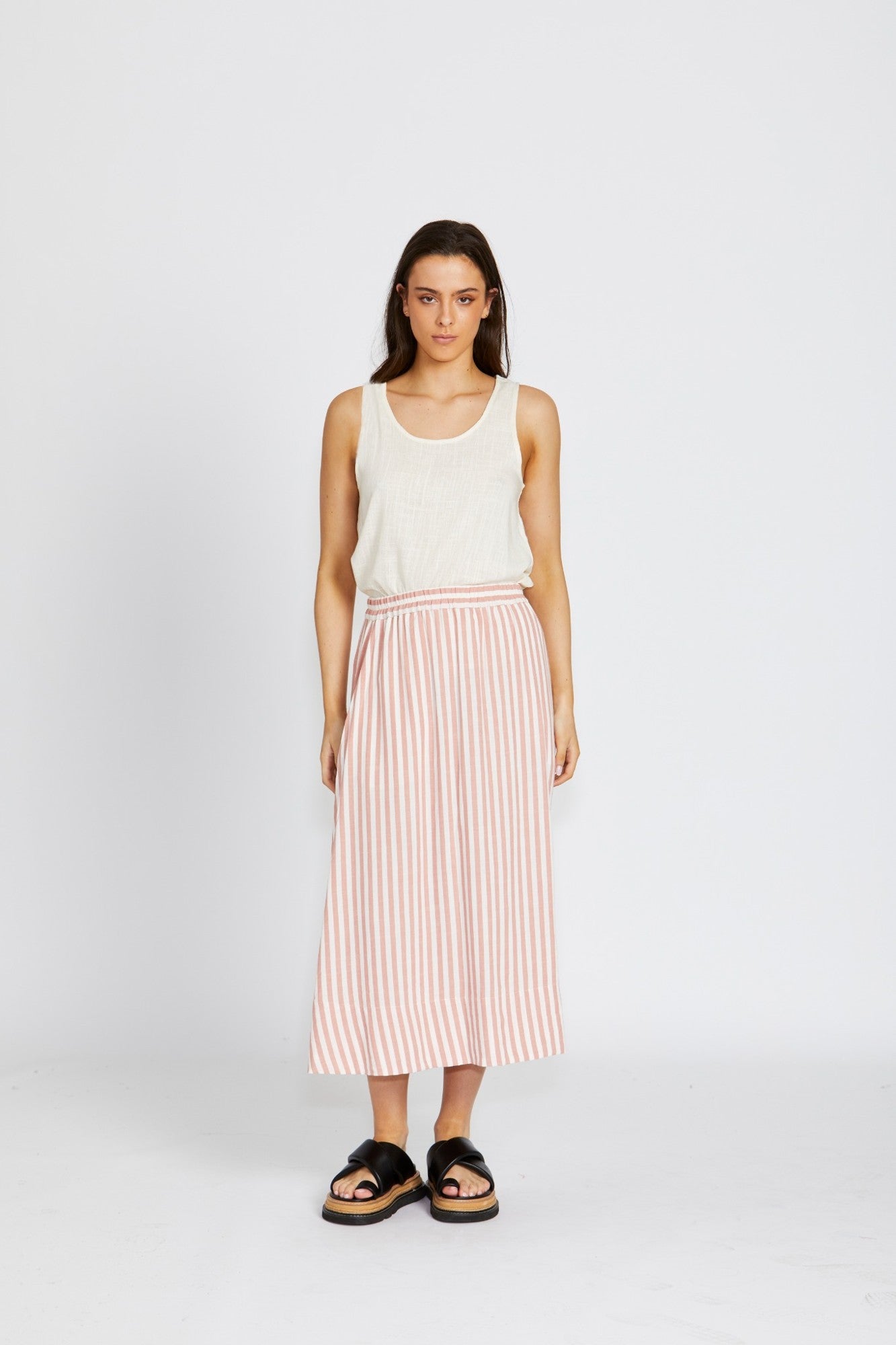 Delphine Tank - Natural