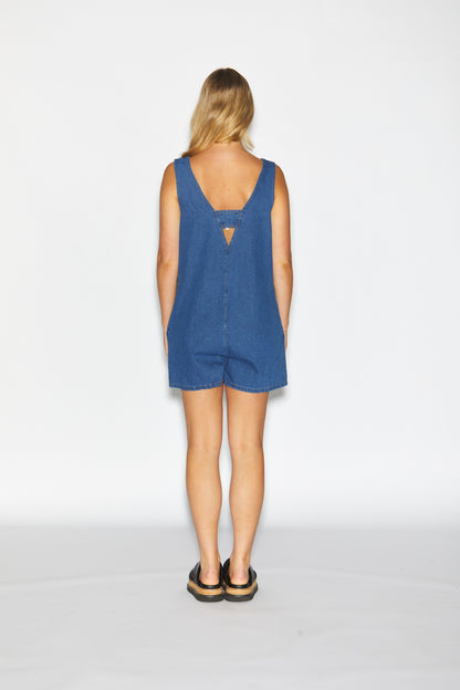 Cleo Jumpsuit - Mid Wash