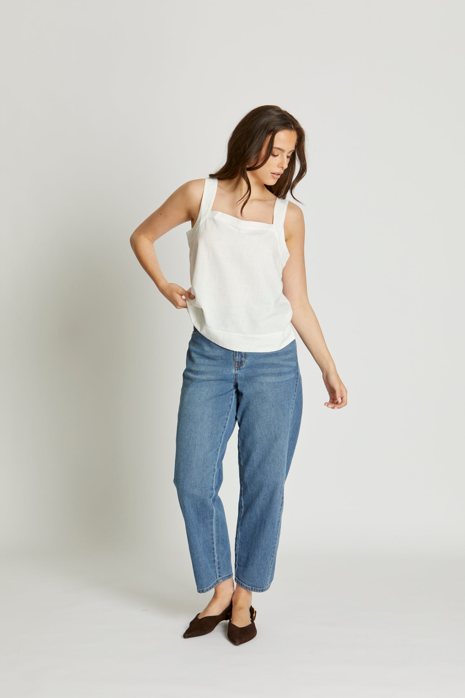 Holly Top - White