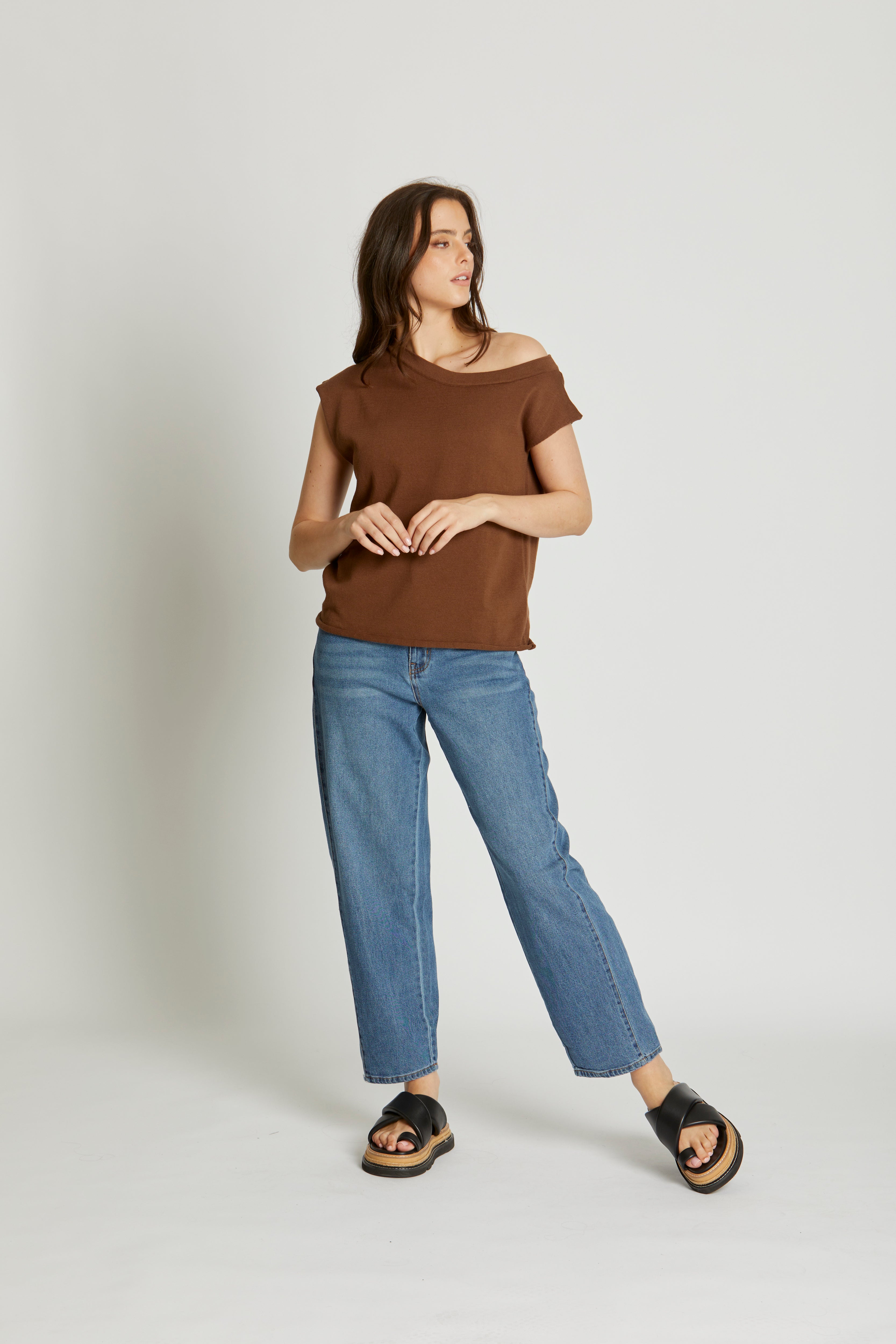 Linda Knit - Chocolate