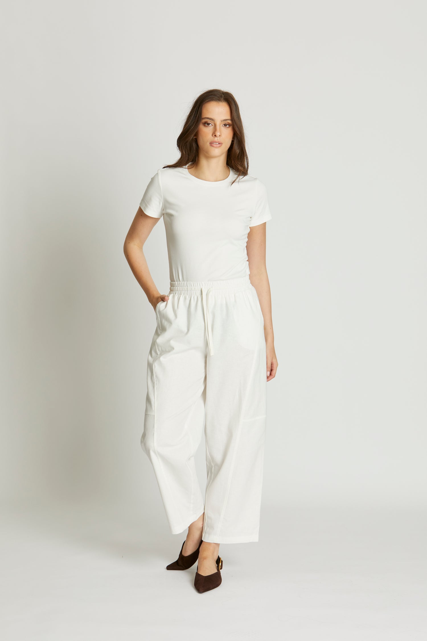 Vicki Pants -White