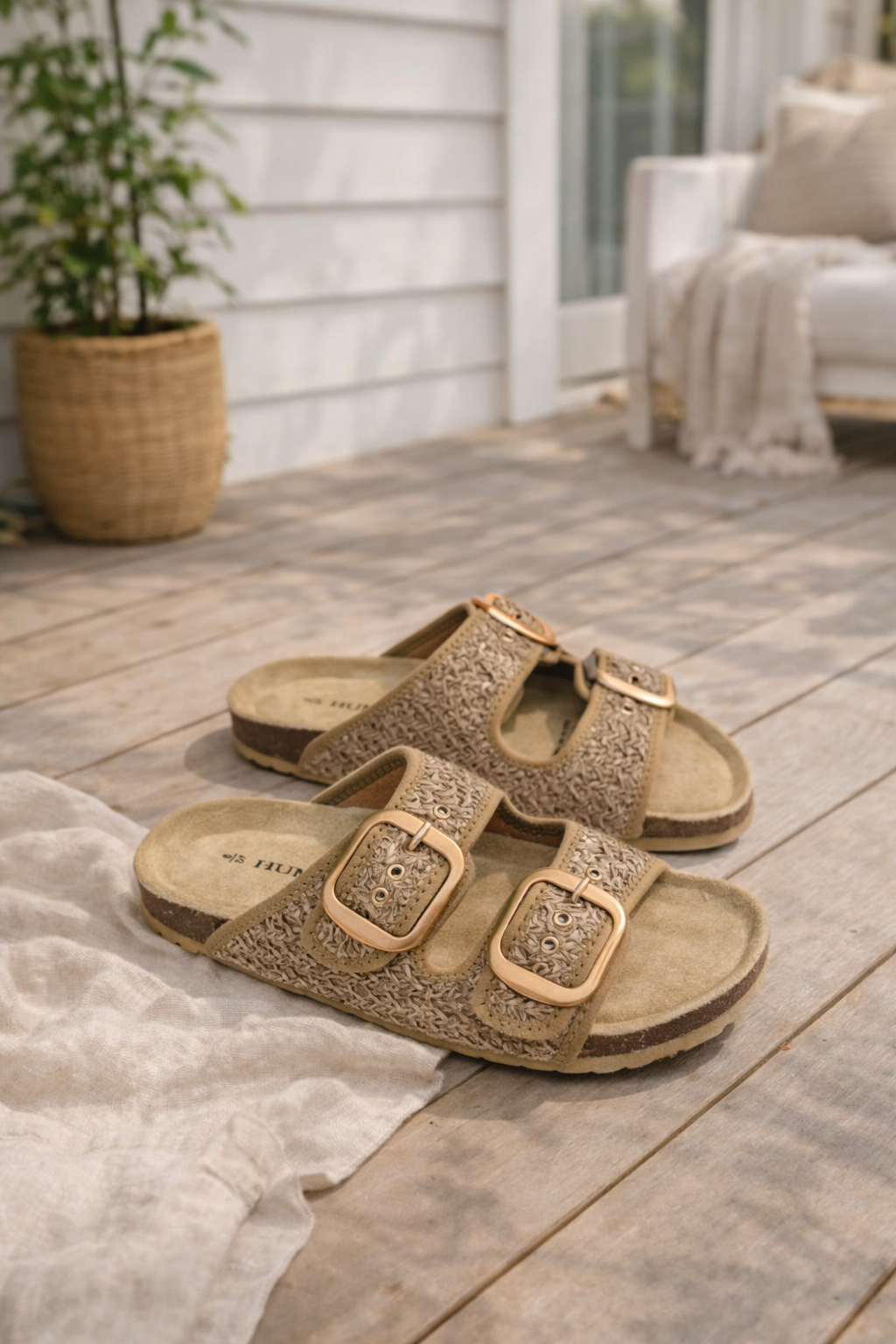 Hallie Slides - Cinnamon