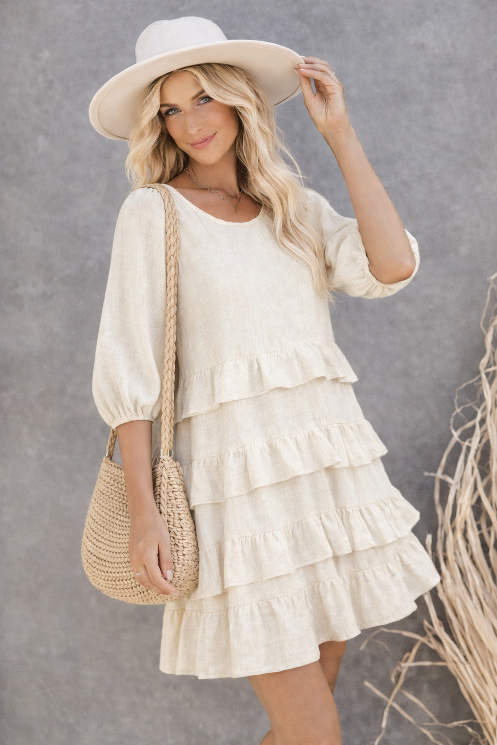 Hazel Dress - Natural