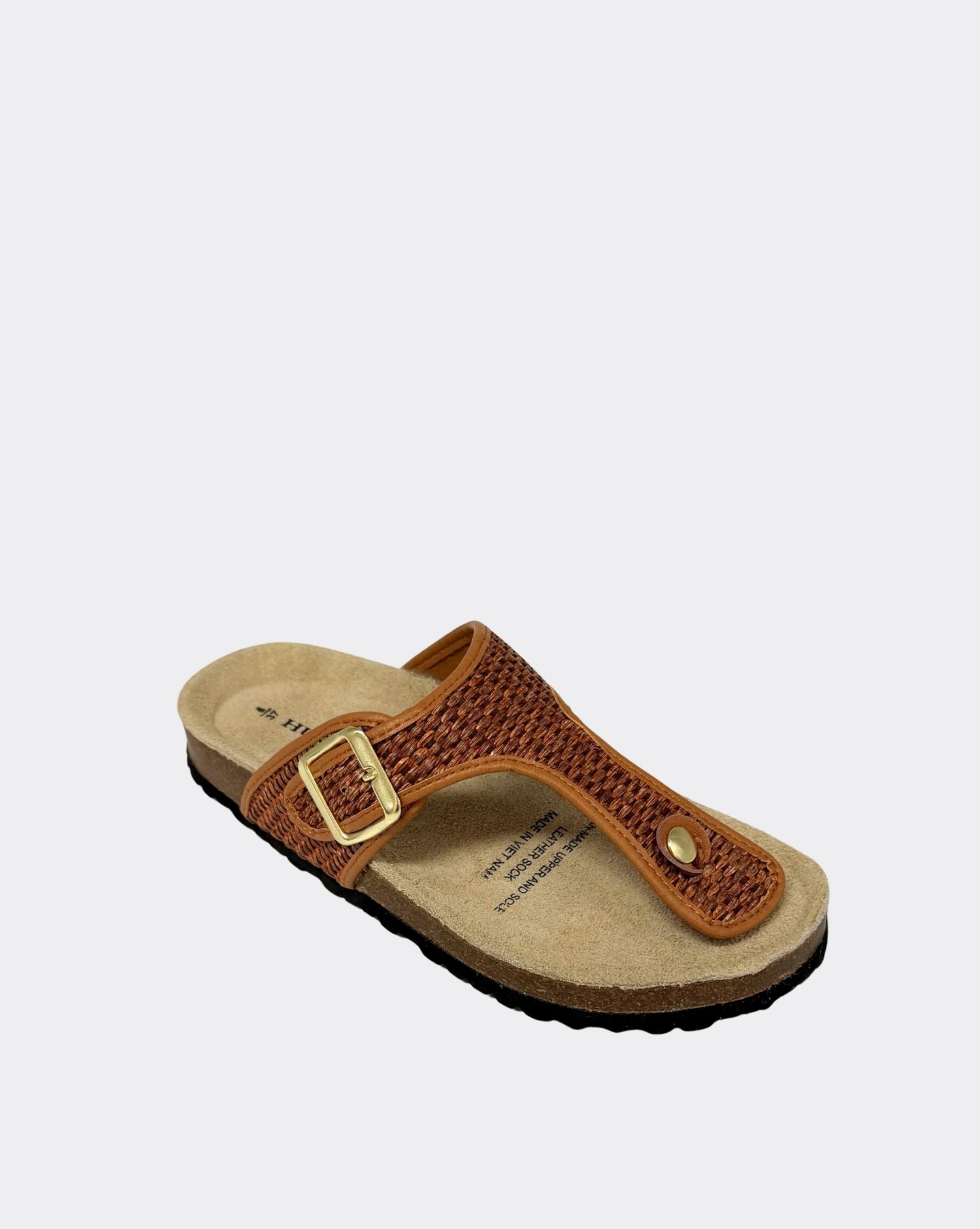 Icon Sandals - Tan Raffia