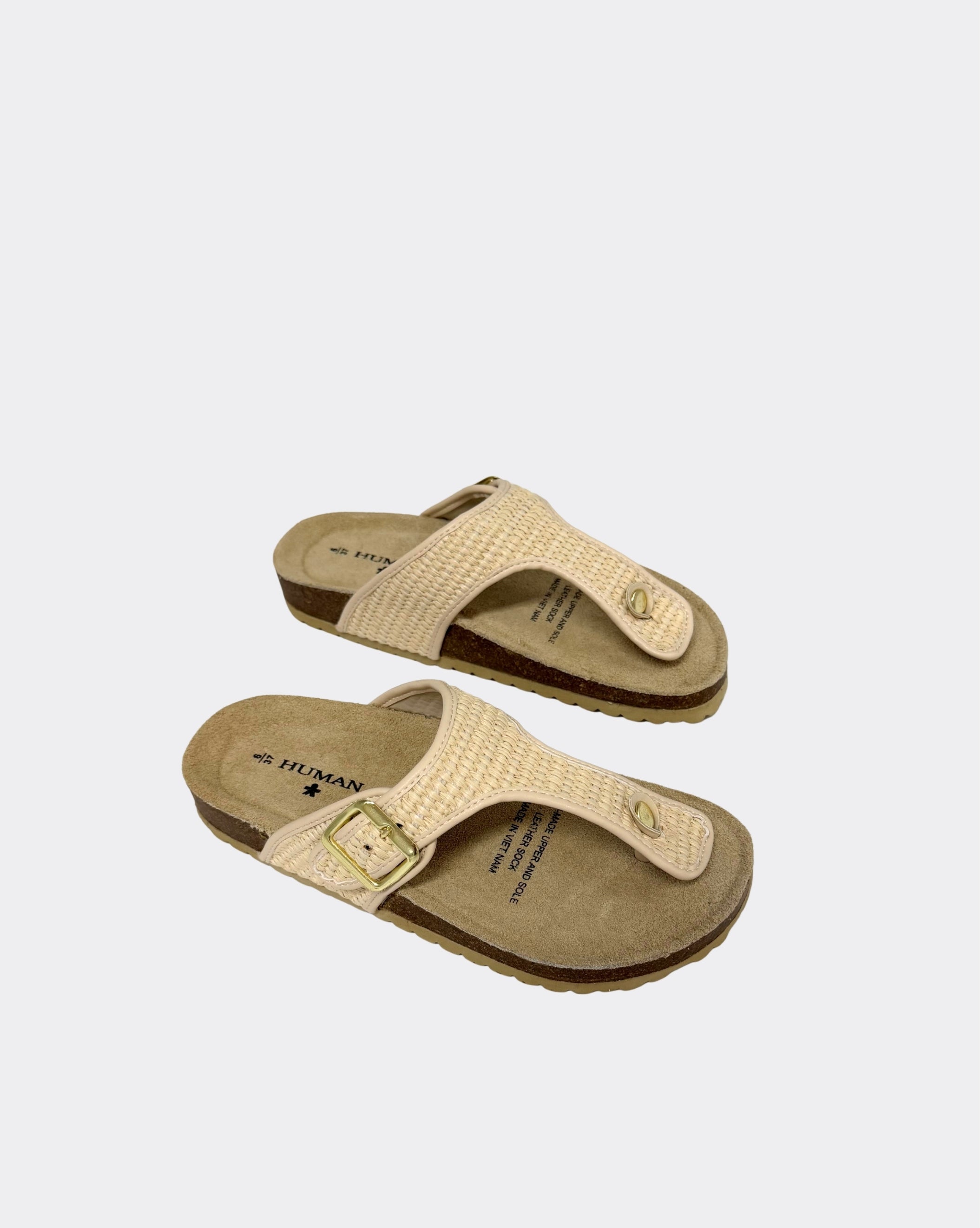 Icon Sandals - Natural Raffia