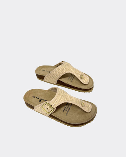Icon Sandals - Natural Raffia