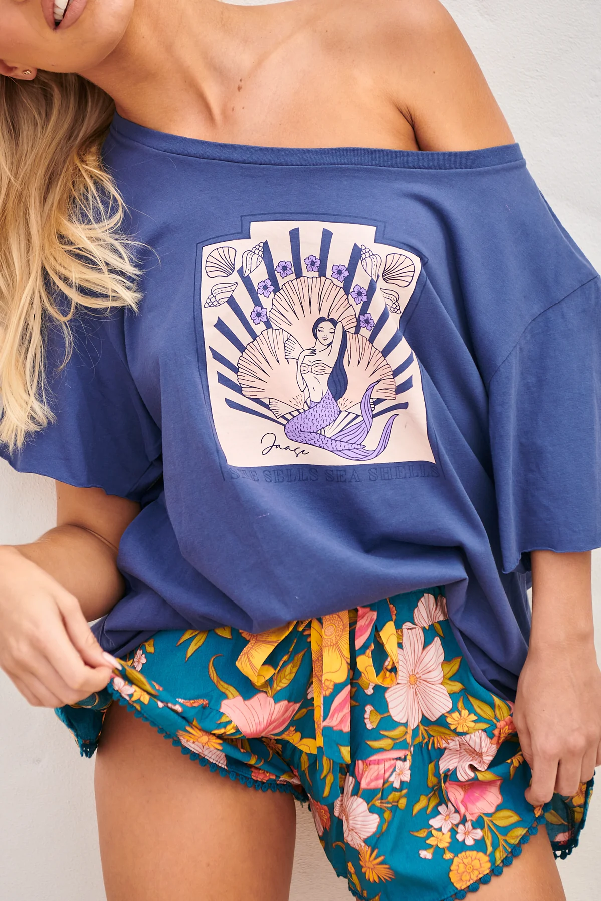 Ariel Tee - Navy