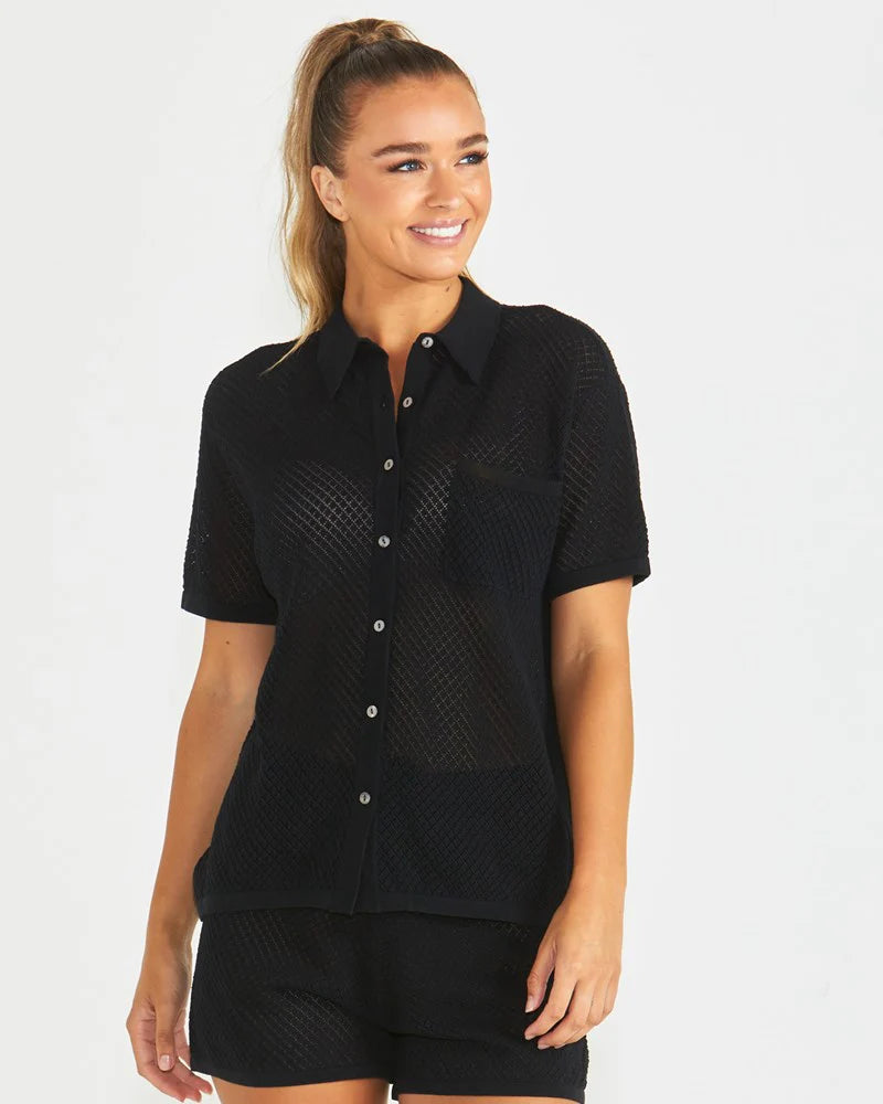 Mardie Knit Shirt - Black