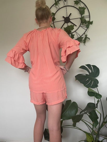 Mila Top - Coral