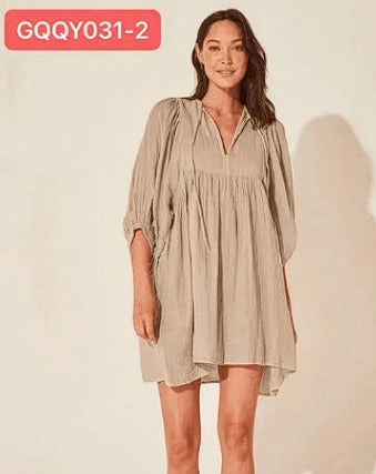 Rayah Dress - Beige