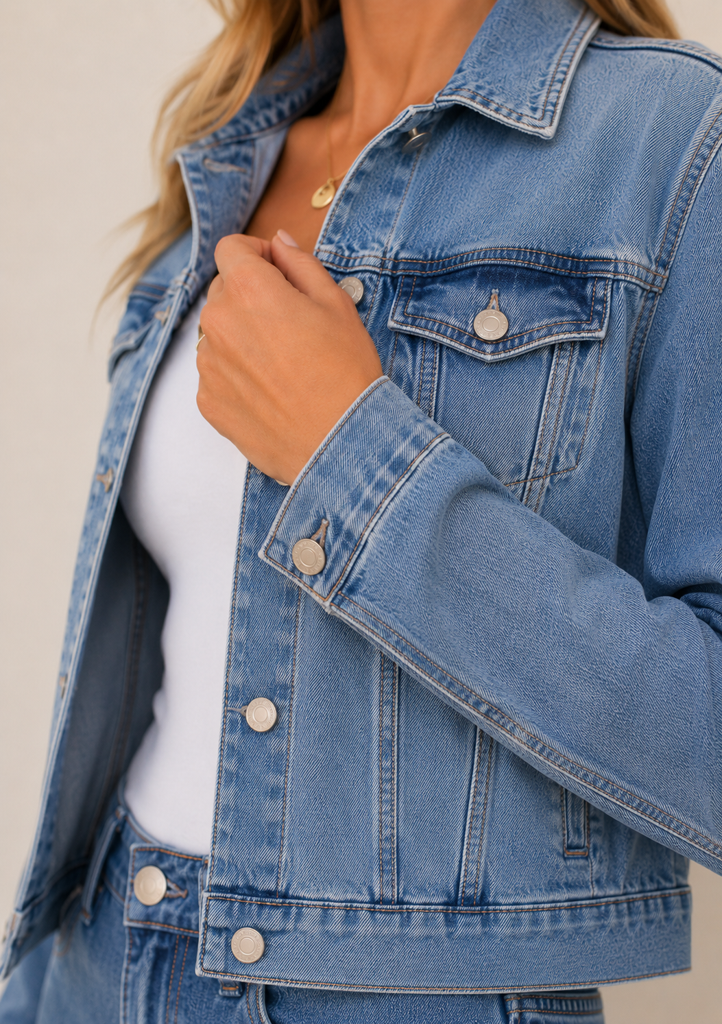 Ryley Jacket - Mixed Denim