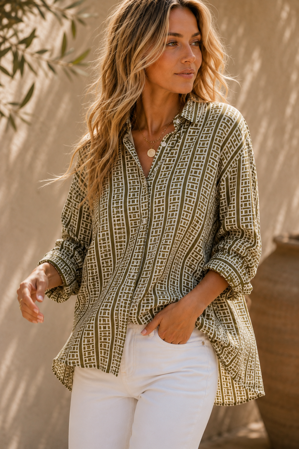 Sullivan Shirt - Geo Print