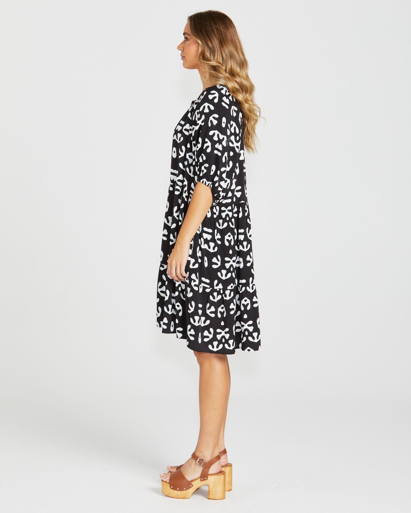 Viola Dress - Abstract Print