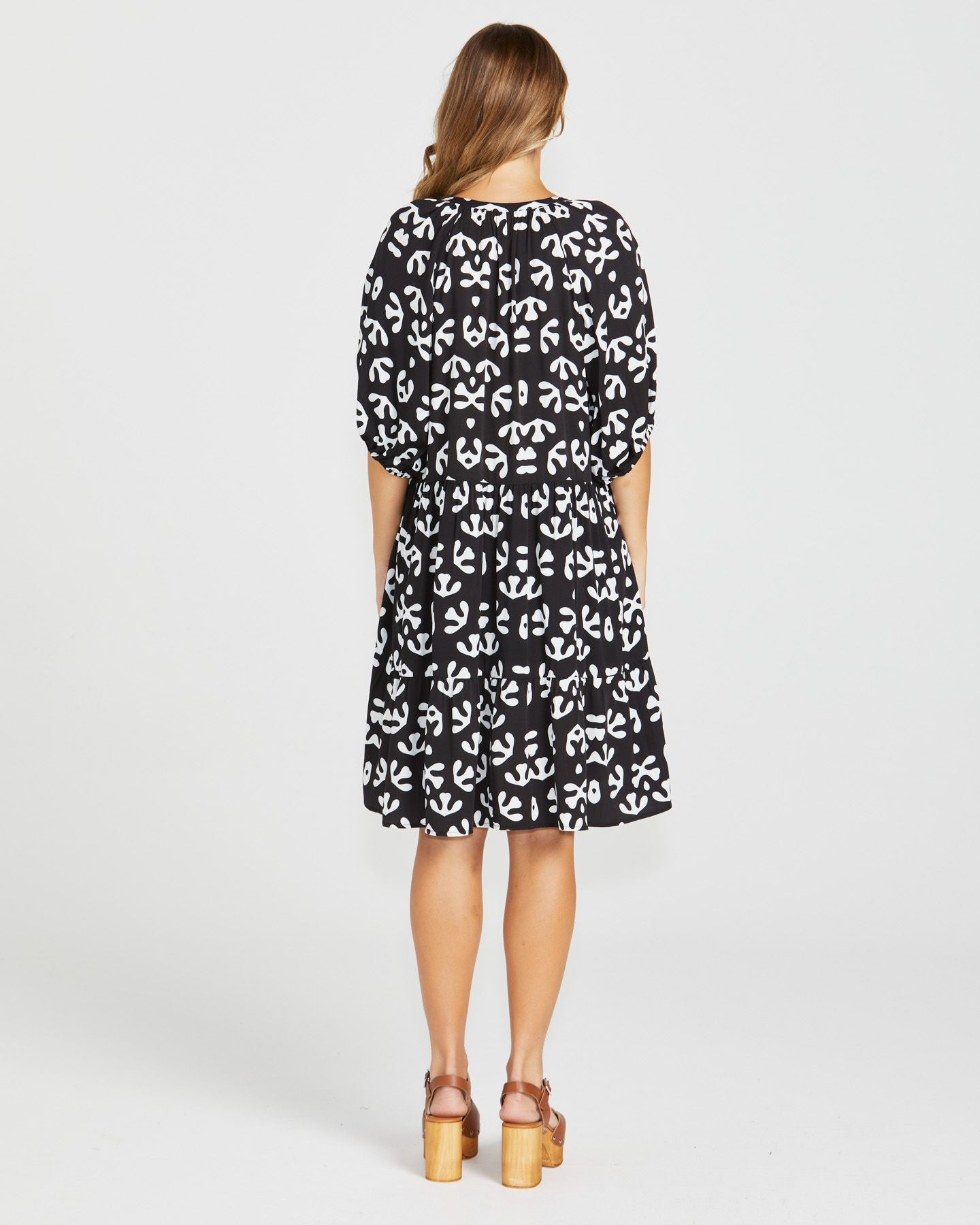 Viola Dress - Abstract Print