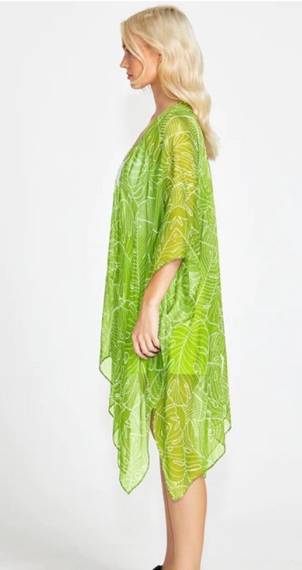 Kiera Kaftan - Lime Palm