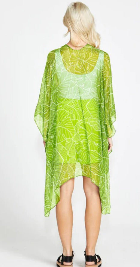 Kiera Kaftan - Lime Palm