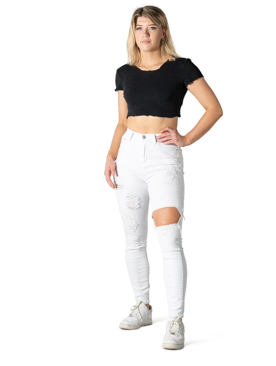 Dilley Jeans - White