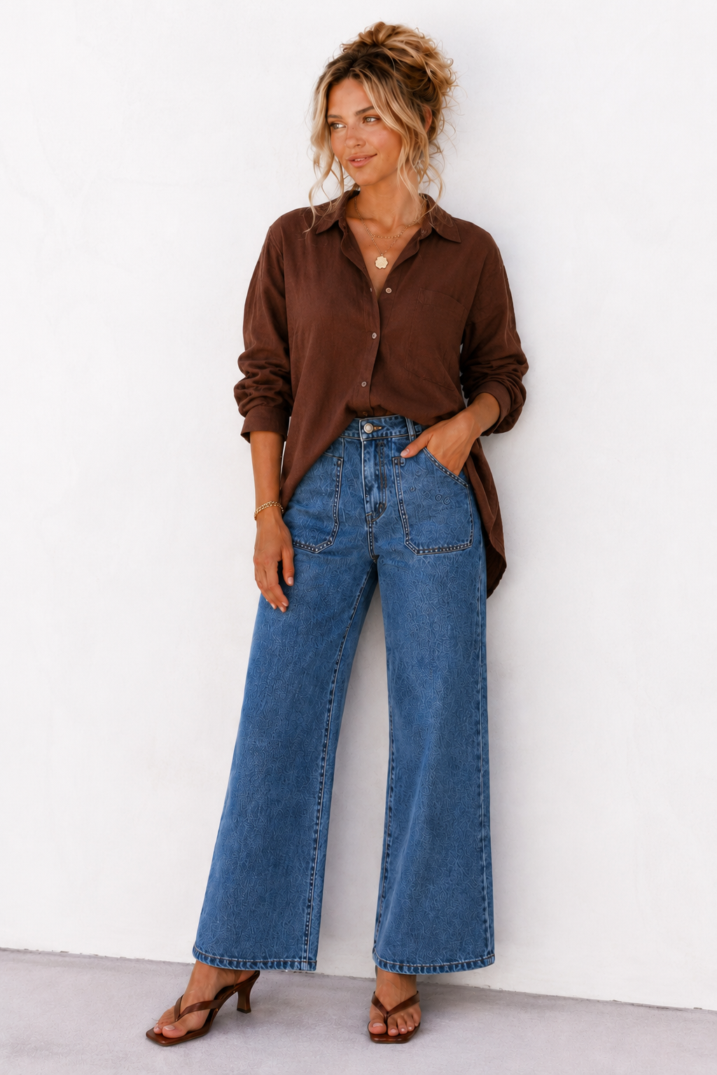 Relax Worker Jean - Vintage Blue