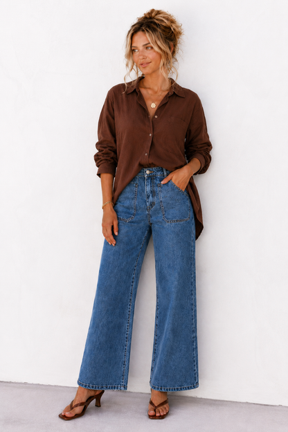 Relax Worker Jean - Vintage Blue