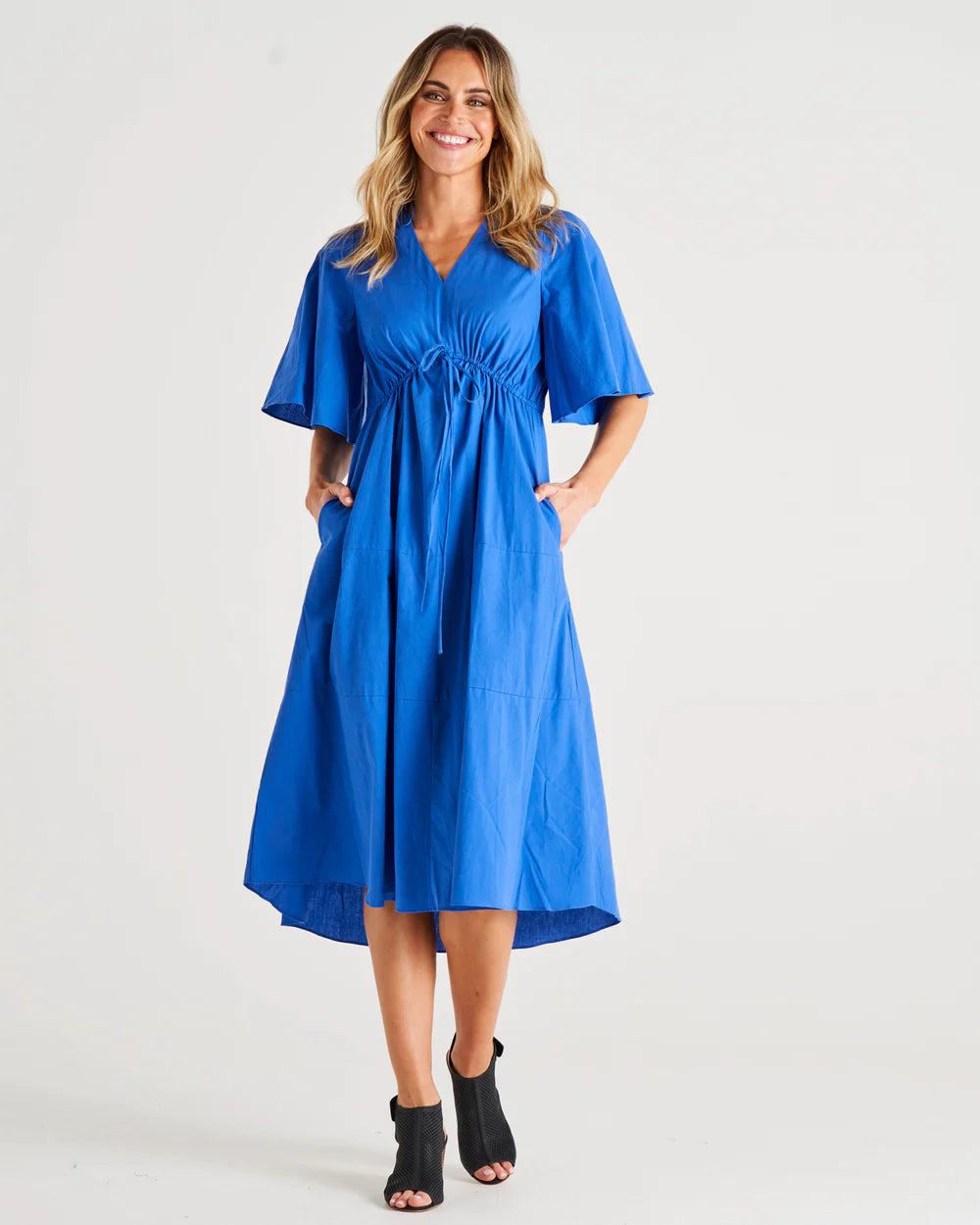 Cora Dress - Iris Blue