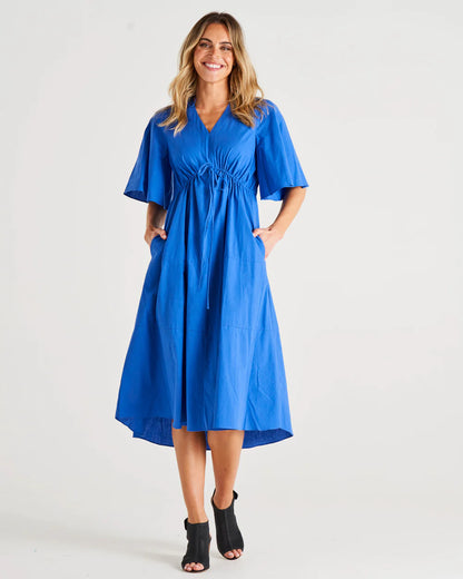 Cora Dress - Iris Blue