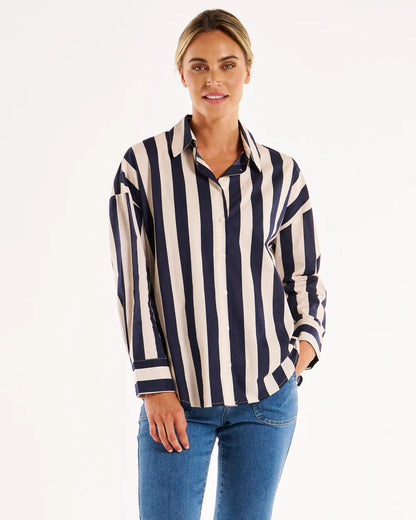 Stripe Shirt - Navy Stripe