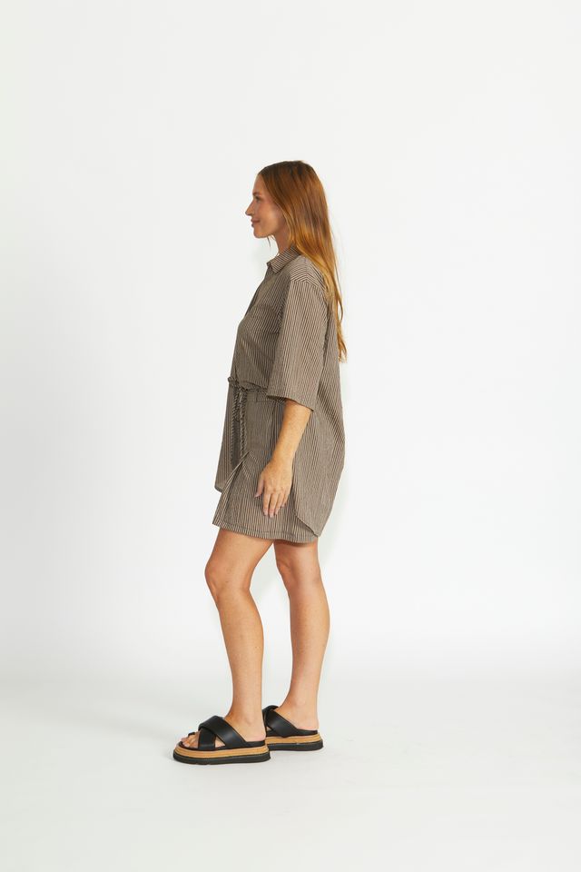 Nina Shirt - Chocolate