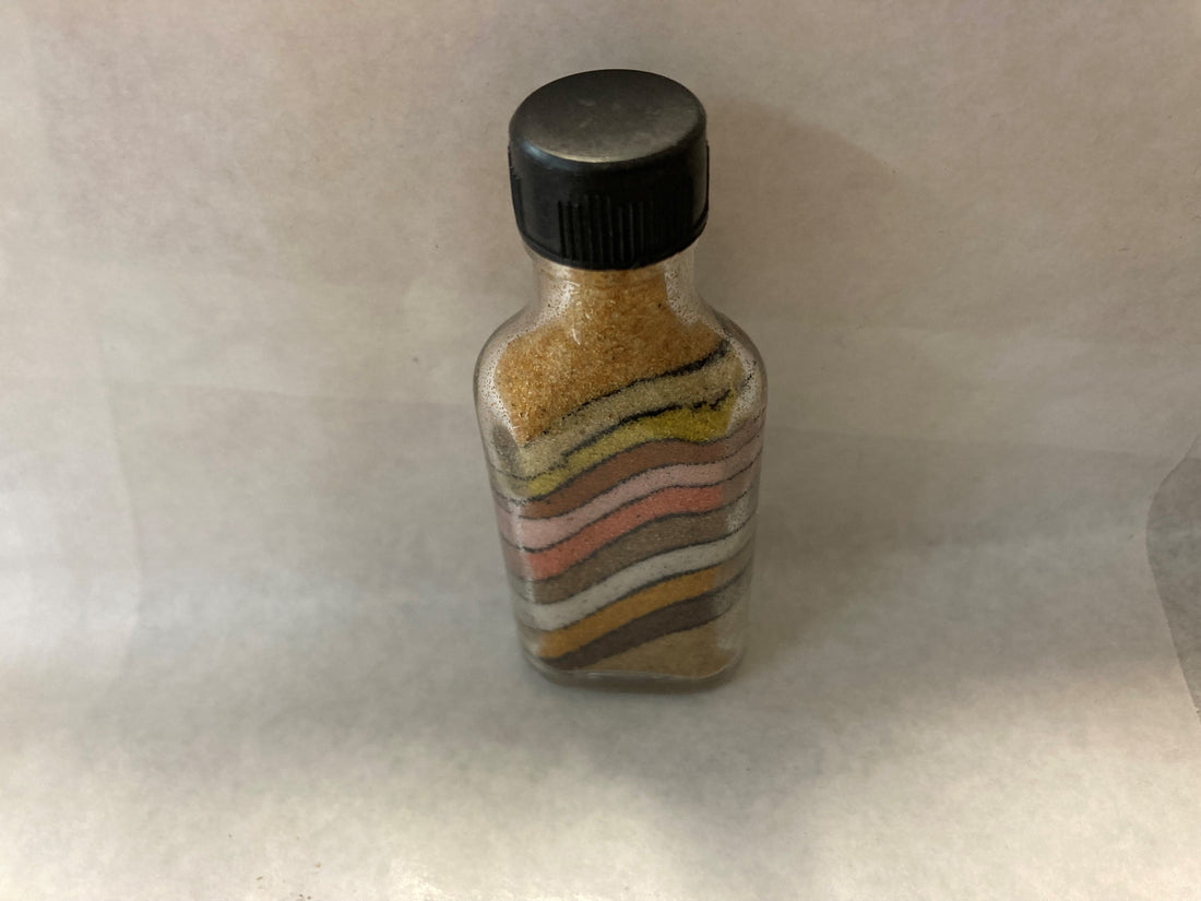 Rainbow Beach Coloured Sand bottle