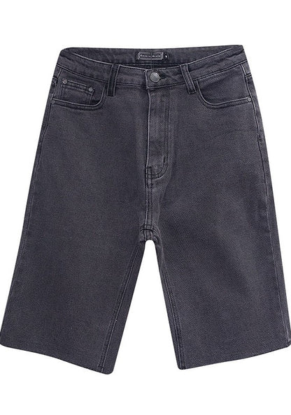 Womens Black Denim Shorts